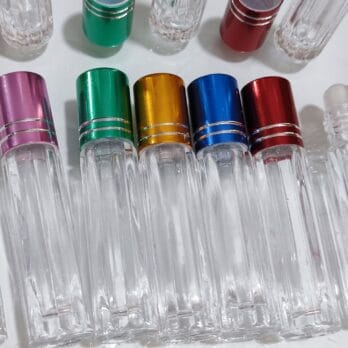 شیشه عطر4میل سوپر غلطکی(رولی) درب فلزپیچی