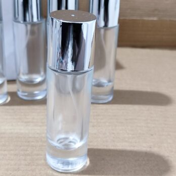 شیشه عطر ۳۰میل استوانه(نقره ای)